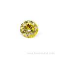 Light Yellow Colored Moissanite Stone Diamond